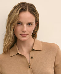 Mercerized Cotton Polo Cardigan | Brooks Brothers cheap