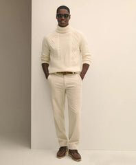 Merino Wool Archive Aran Turtleneck Sweater | Brooks Brothers online
