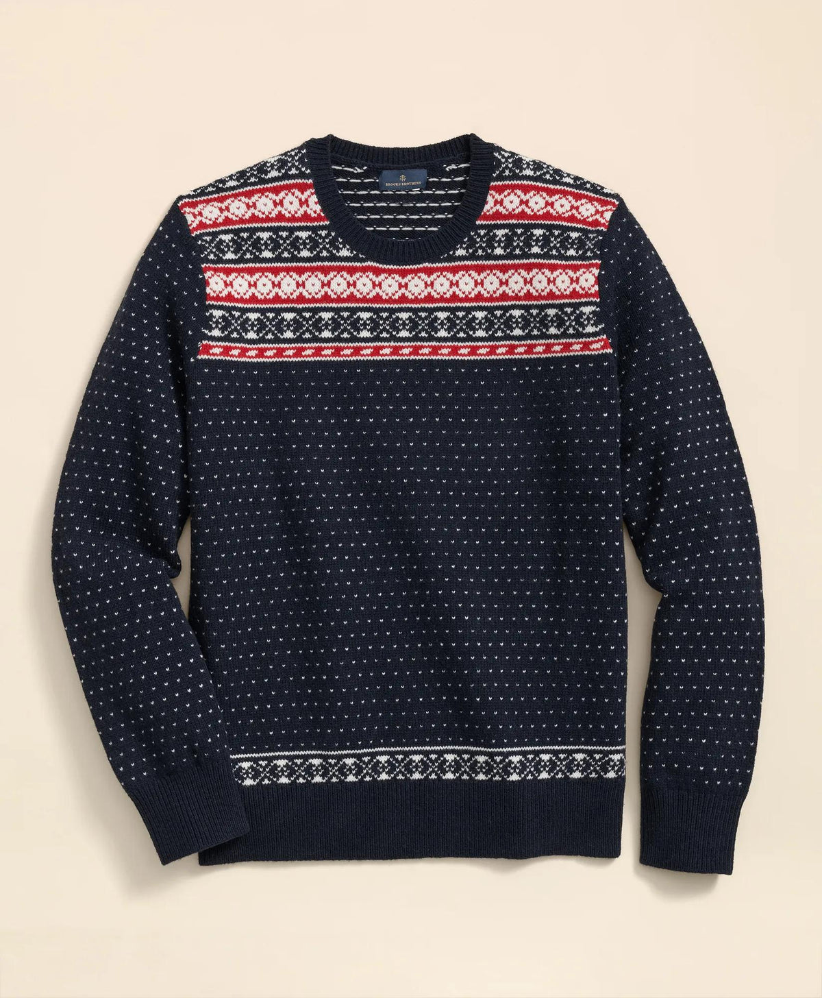 Merino-Wool Blend Fair Isle Sweater | Brooks Brothers on sale