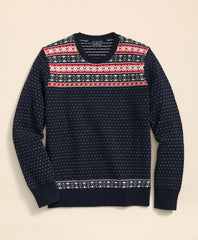 Merino-Wool Blend Fair Isle Sweater | Brooks Brothers on sale