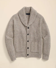 Merino Wool Donegal Shawl Cardigan | Brooks Brothers online