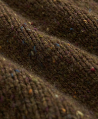 Merino Wool Donegal Zip Cardigan | Brooks Brothers online shop