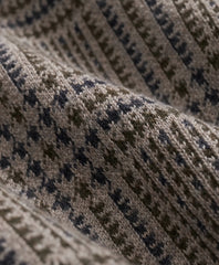 Merino Wool Glen Plaid Contrast Sweater | Brooks Brothers online shop