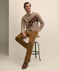 Merino Wool Intarsia Horse Motif Sweater | Brooks Brothers for sale