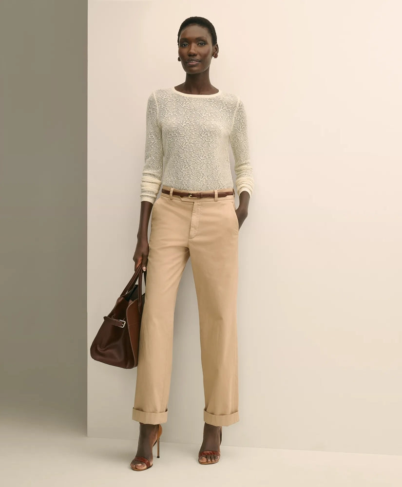 Merino Wool Lace Sweater | Brooks Brothers cheap