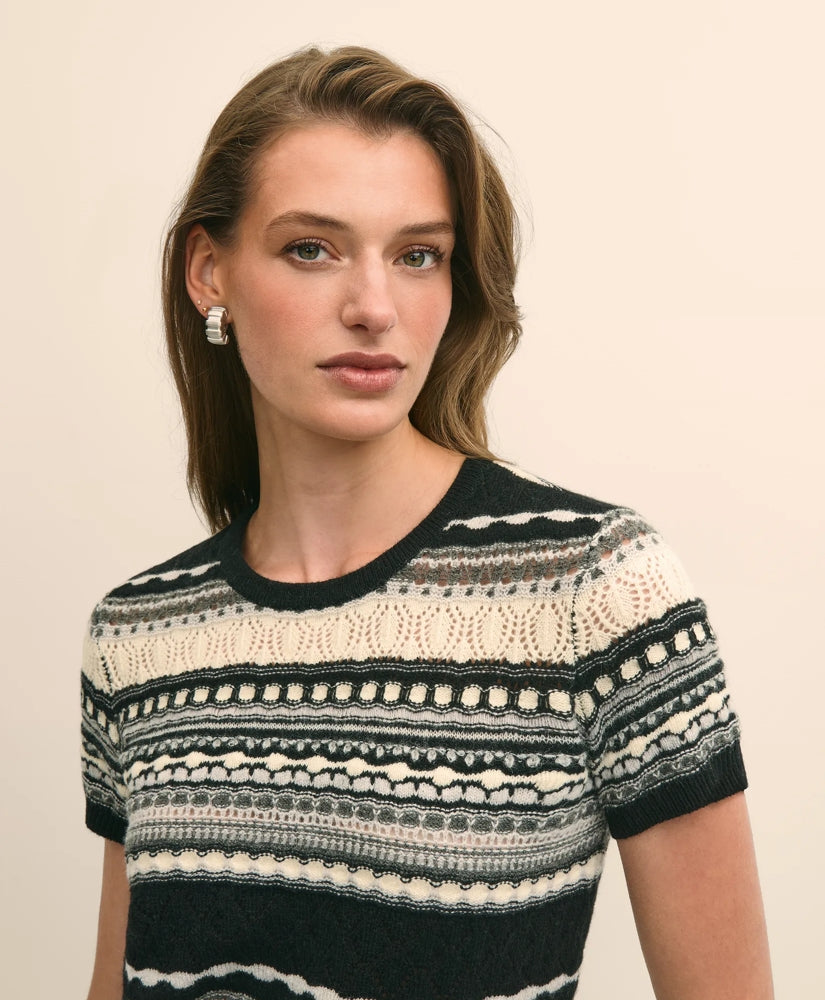 Merino Wool Pointelle Sweater Shell | Brooks Brothers sale