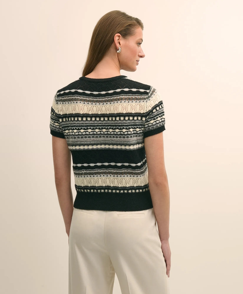 Merino Wool Pointelle Sweater Shell | Brooks Brothers sale