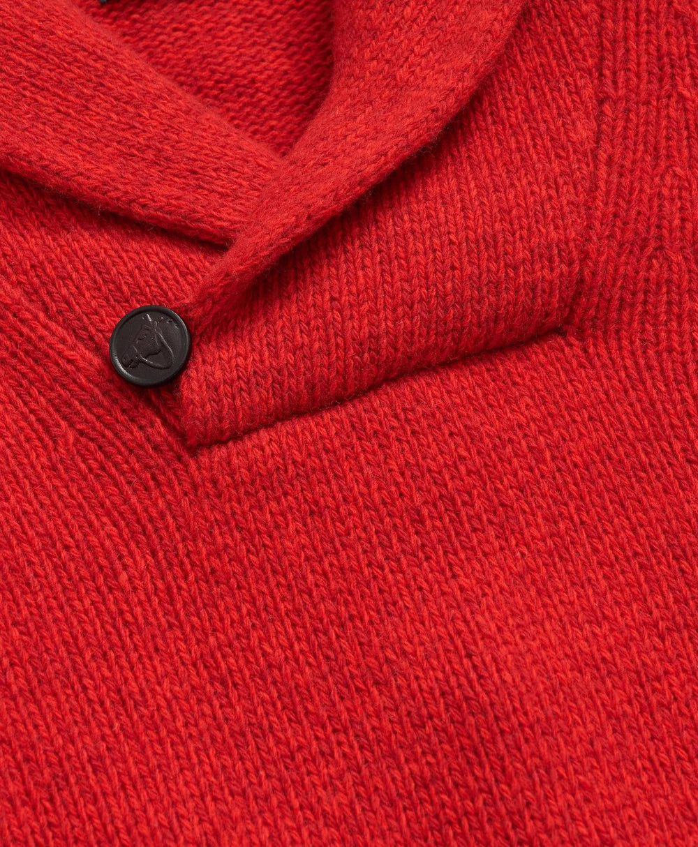 Merino Wool Polo Shawl Collar Sweater | Brooks Brothers discount