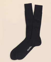 Merino Wool Ribbed Crew Socks | Brooks Brothers discount