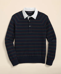 Merino Wool Rugby Sweater | Brooks Brothers for sale
