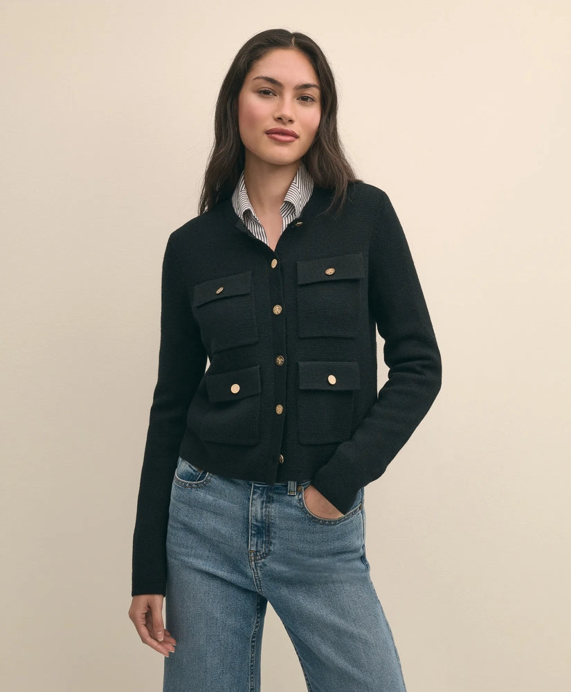 Merino Wool Sweater Jacket | Brooks Brothers for sale
