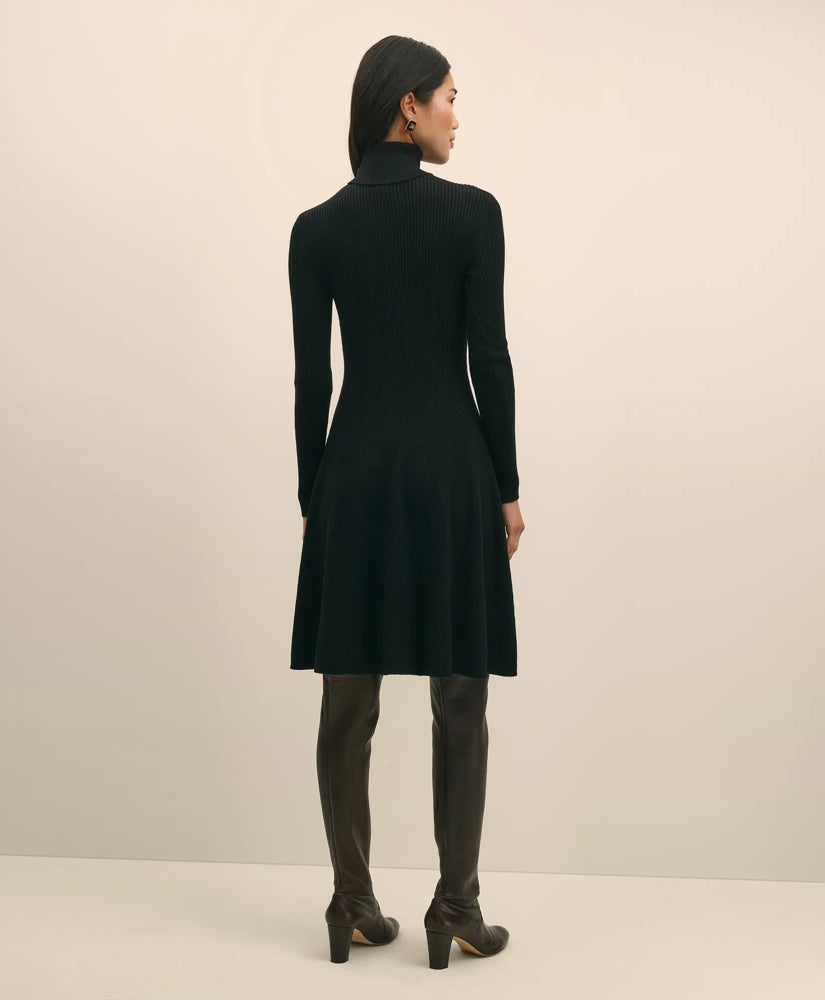 Merino Wool Turtleneck Dress | Brooks Brothers cheap