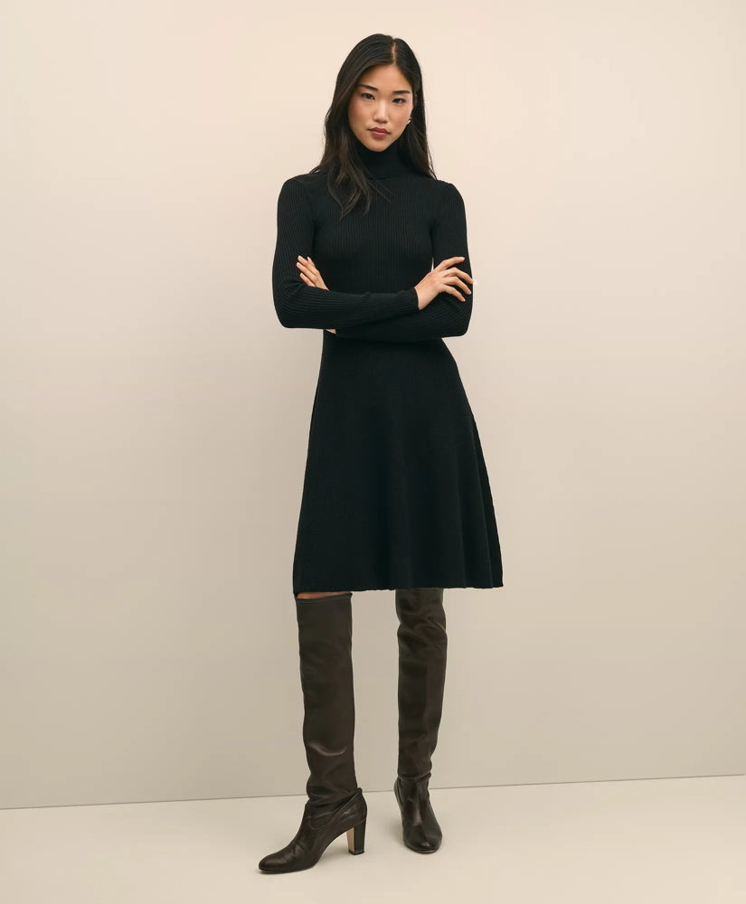 Merino Wool Turtleneck Dress | Brooks Brothers cheap