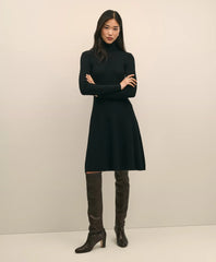 Merino Wool Turtleneck Dress | Brooks Brothers cheap