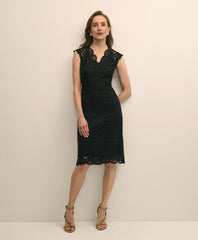 Cotton-Viscose Lace Dress | Brooks Brothers for sale