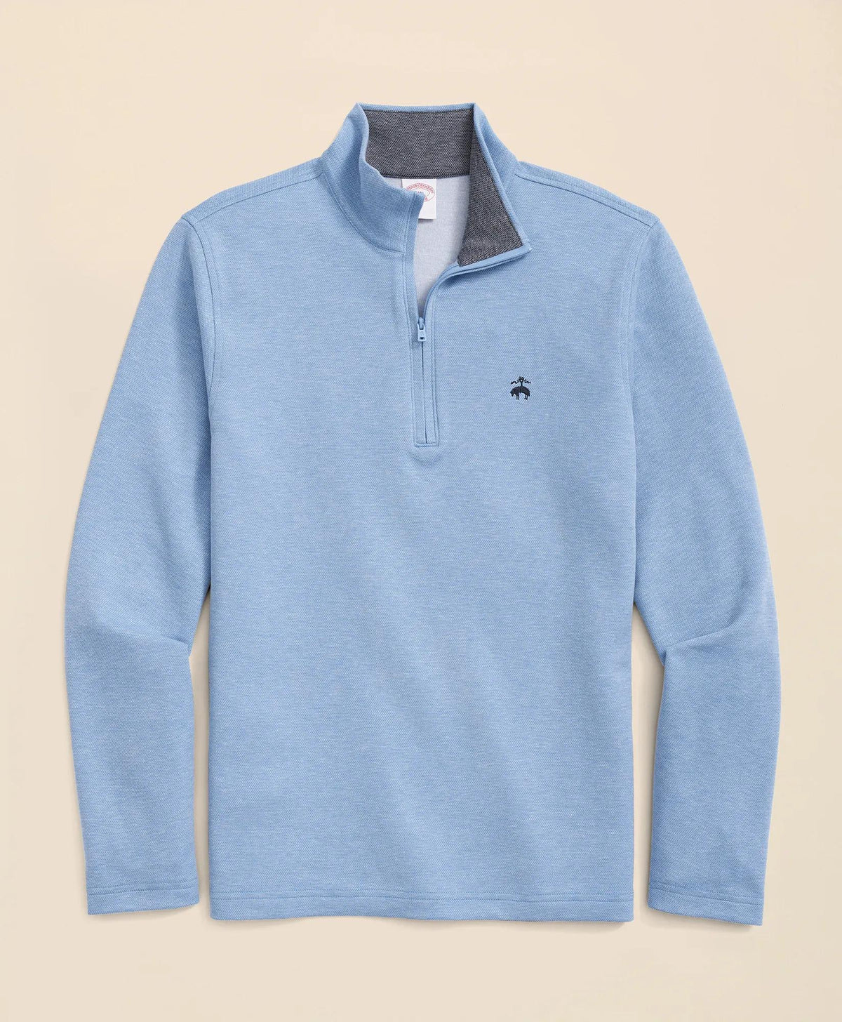 Cotton Blend Pique Quarter-Zip | Brooks Brothers for sale