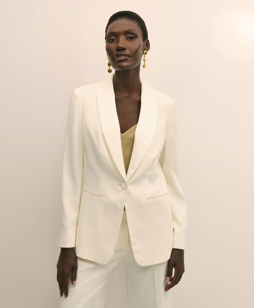 Crepe Shawl-Collar Dinner Jacket | Brooks Brothers on sale