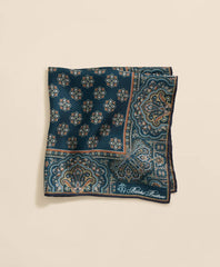 Ornate Motif Silk Pocket Square | Brooks Brothers online