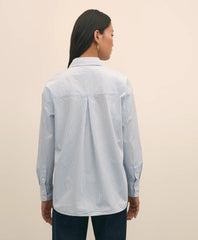 Oversized Cotton Pinstripe Shirt | Brooks Brothers cheap