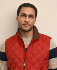 Paddock Diamond Quilted Vest | Brooks Brothers on sale