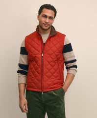 Paddock Diamond Quilted Vest | Brooks Brothers on sale