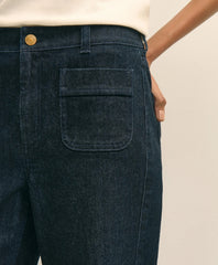 Patch Pocket Bootcut Jeans | Brooks Brothers sale
