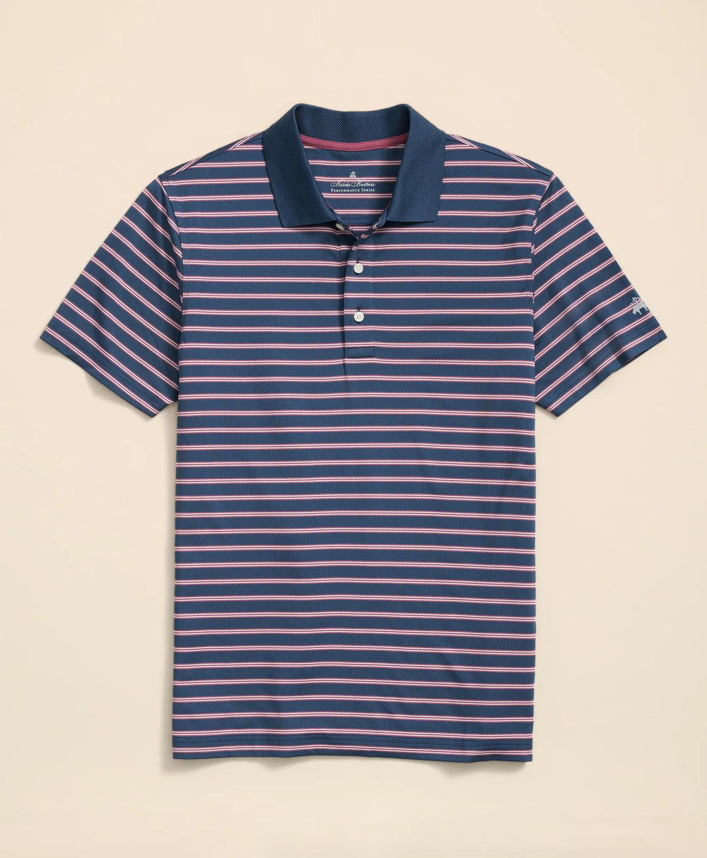 Performance Series BB#1 Striped Polo Shirt | Brooks Brothers sale
