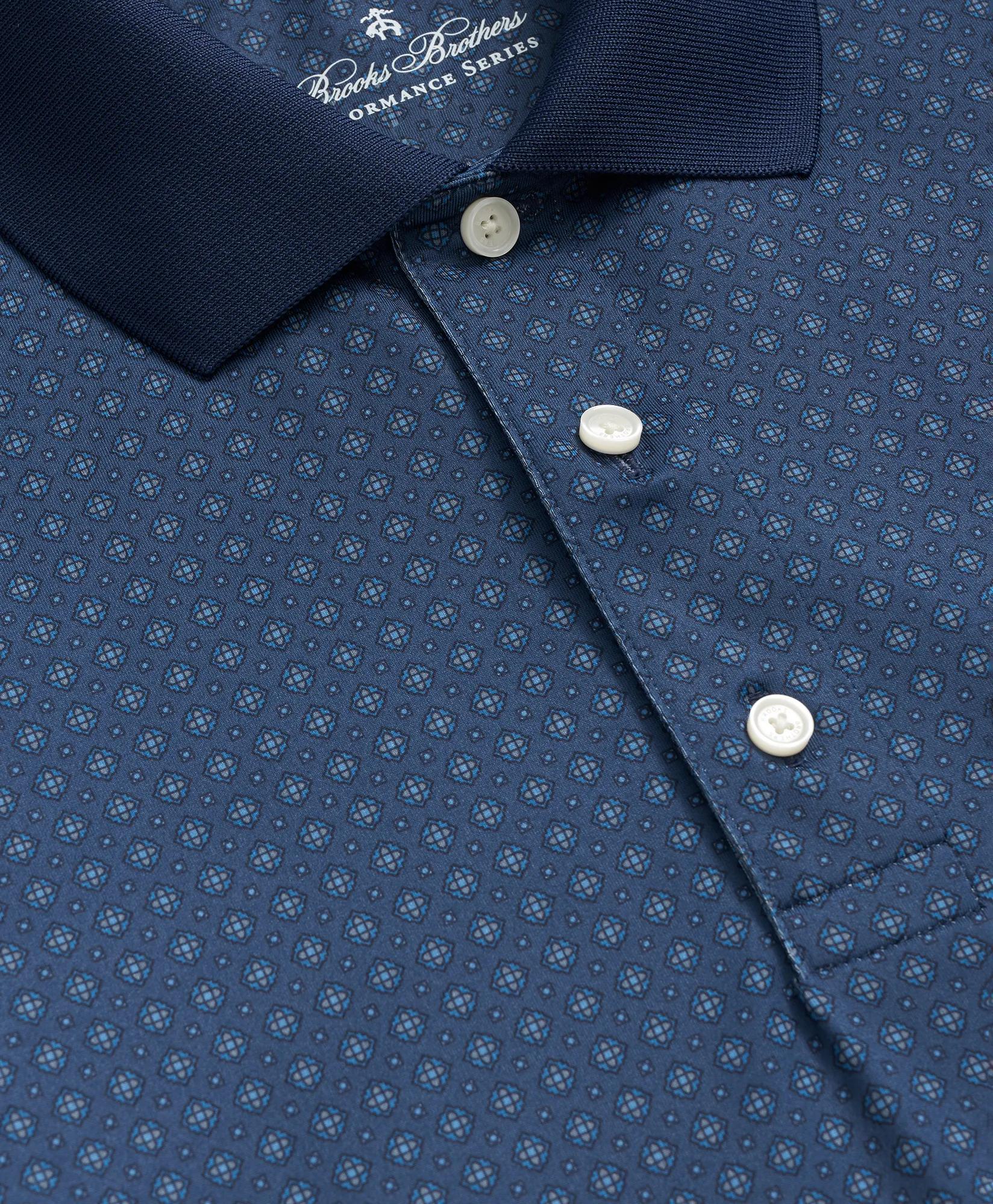 Performance Series Foulard Print Polo Shirt | Brooks Brothers online shop