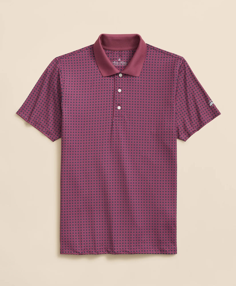 Performance Series Foulard Print Polo Shirt | Brooks Brothers online shop