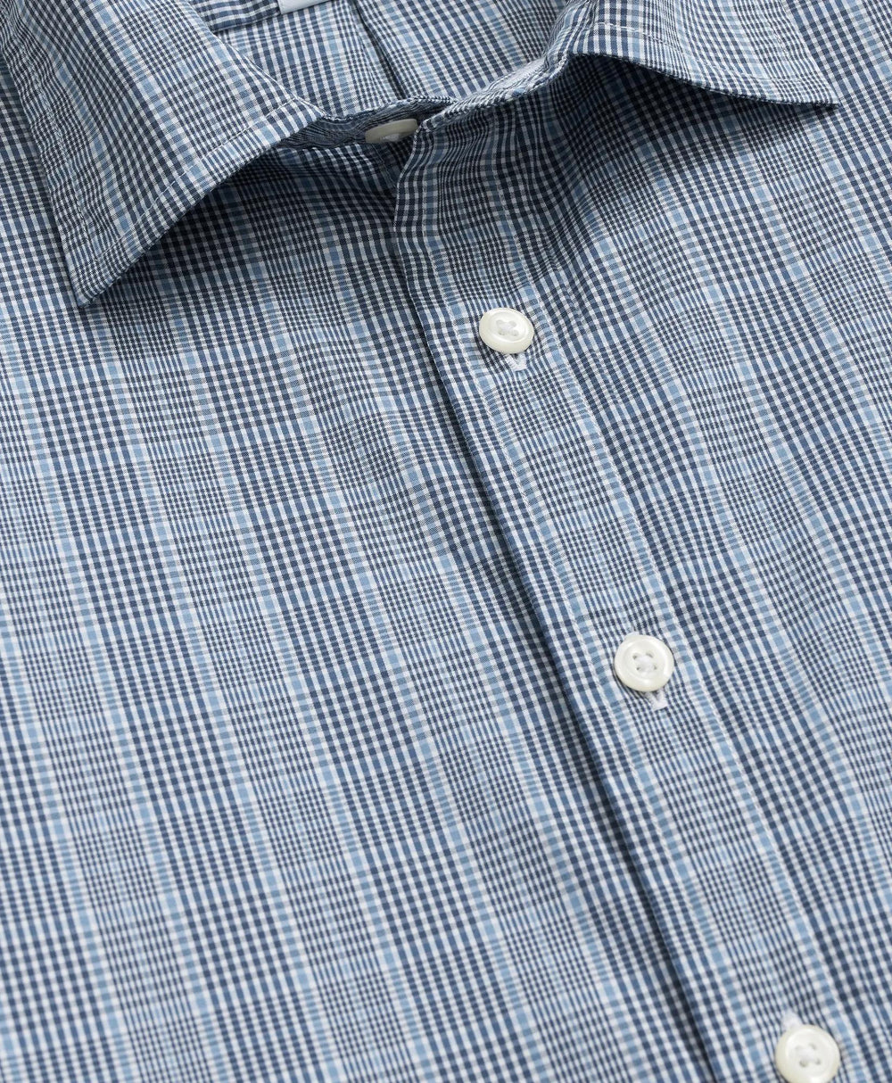 Performance Series Stretch Spread Collar, Glen Plaid Sport Shirt | Brooks Brothers for sale