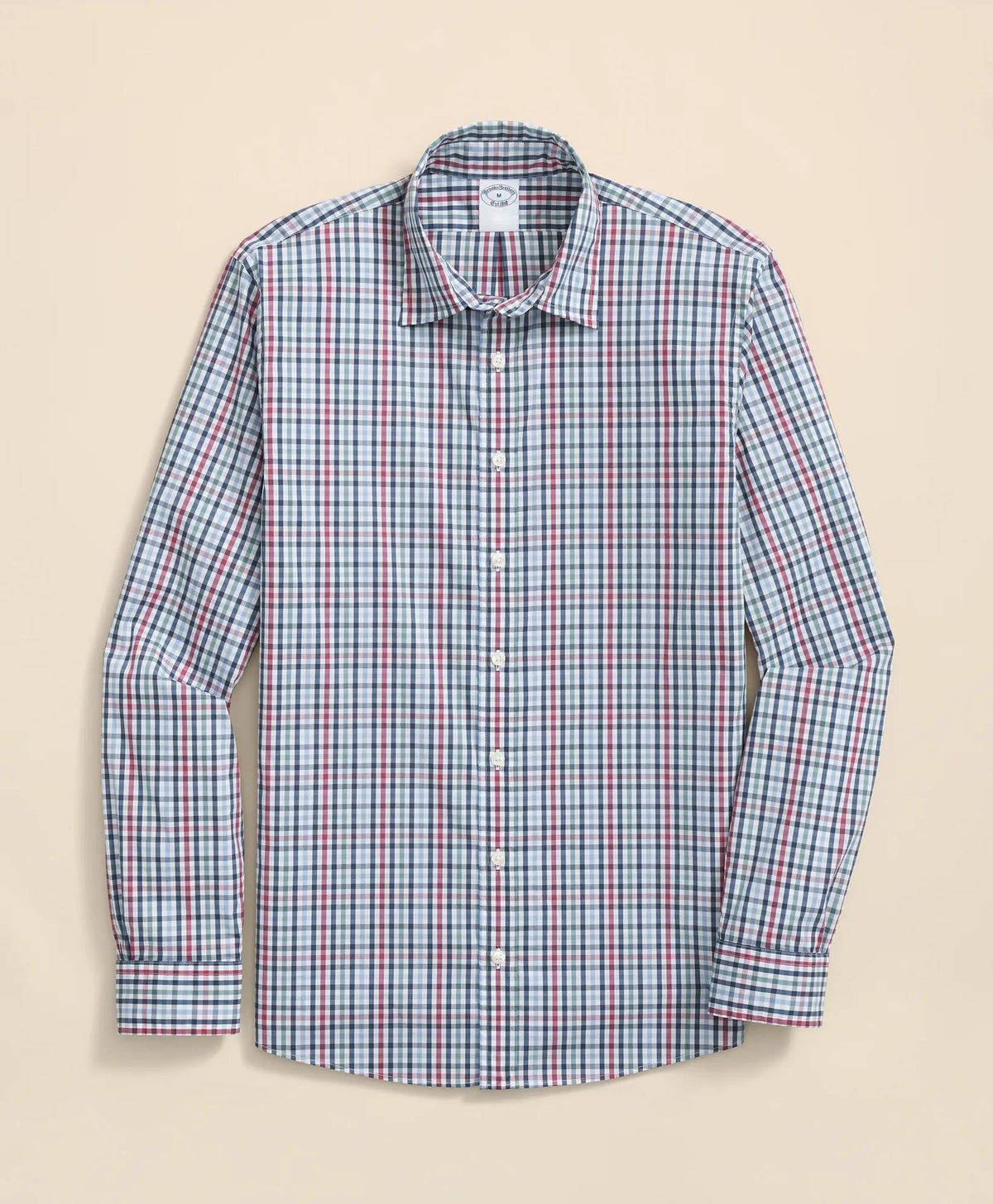 Performance Series Stretch Spread Collar, Multi-Gingham Sport Shirt | Brooks Brothers on sale