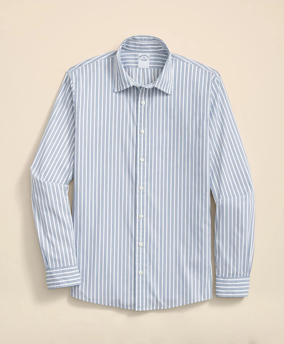 Performance Series Stretch Spread Collar, Striped Sport Shirt | Brooks Brothers for sale