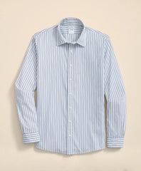 Performance Series Stretch Spread Collar, Striped Sport Shirt | Brooks Brothers for sale
