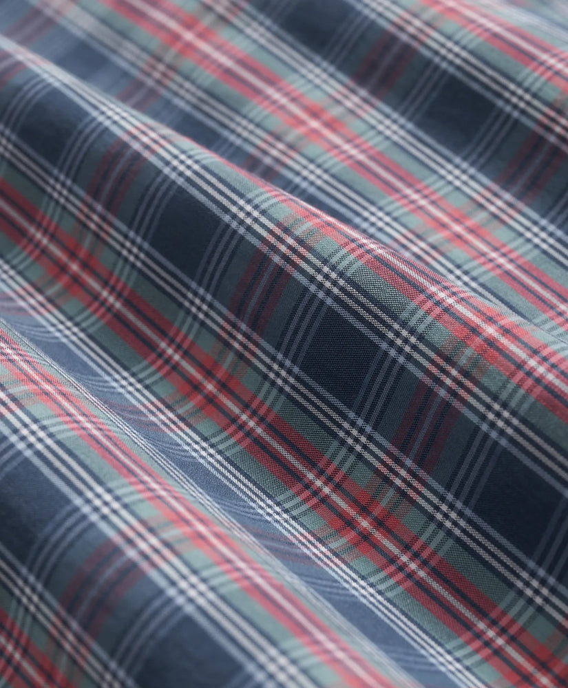 Performance Series Stretch Polo Button-Down Collar, Tartan Sport Shirt | Brooks Brothers online