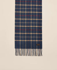 Plaid Camel Hair Windowpane Fringed Scarf | Brooks Brothers discount