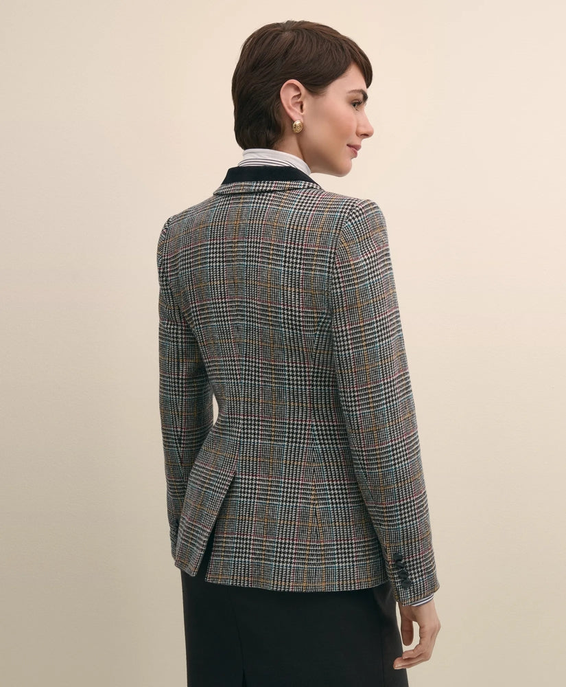 Plaid Shetland Wool Riding Jacket | Brooks Brothers online