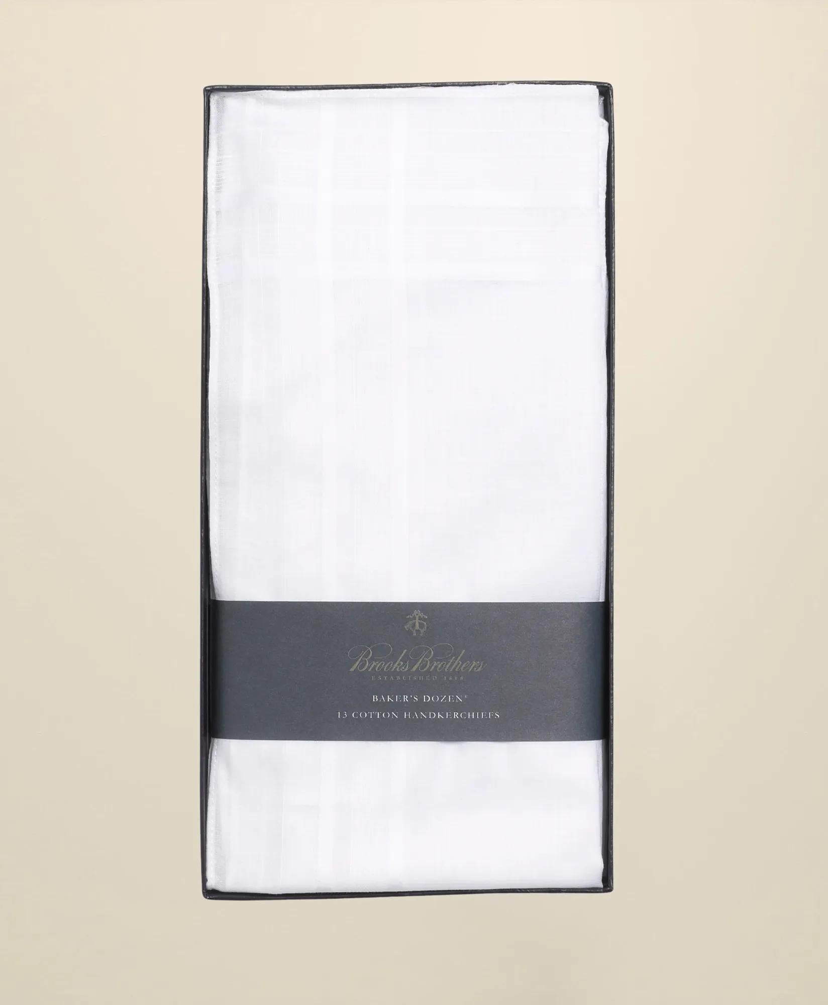 Pure Cotton Handkerchiefs-Set of 13 | Brooks Brothers online shop