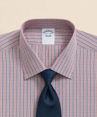 Pure Supima® Cotton Regular-Finish Ainsley Collar, Ground Check Dress Shirt | Brooks Brothers sale