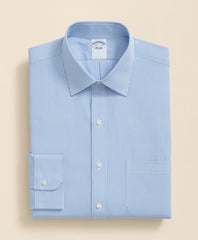 Pure Supima® Cotton Regular-Finish Ainsley Collar, Mini Stripe Dress Shirt | Brooks Brothers sale
