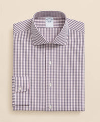 Pure Supima® Cotton Regular-Finish English Spread Collar, Micro Check Dress Shirt | Brooks Brothers online