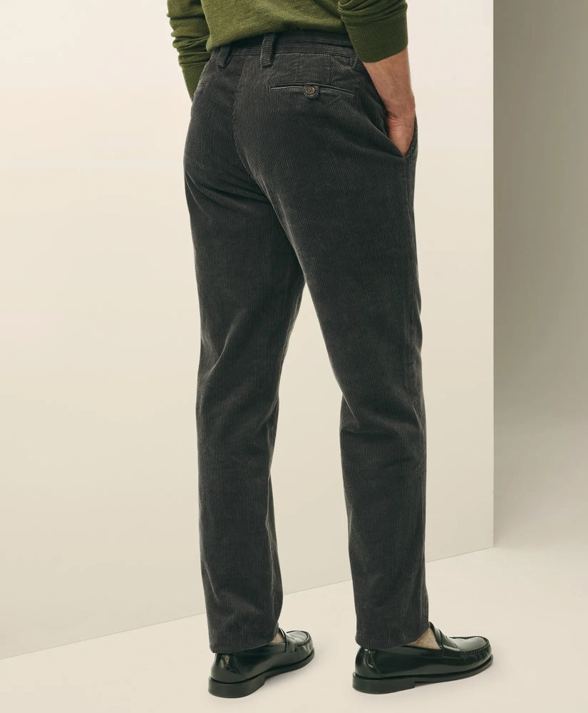 Regular Fit Wide-Wale Corduroy Pants | Brooks Brothers on sale