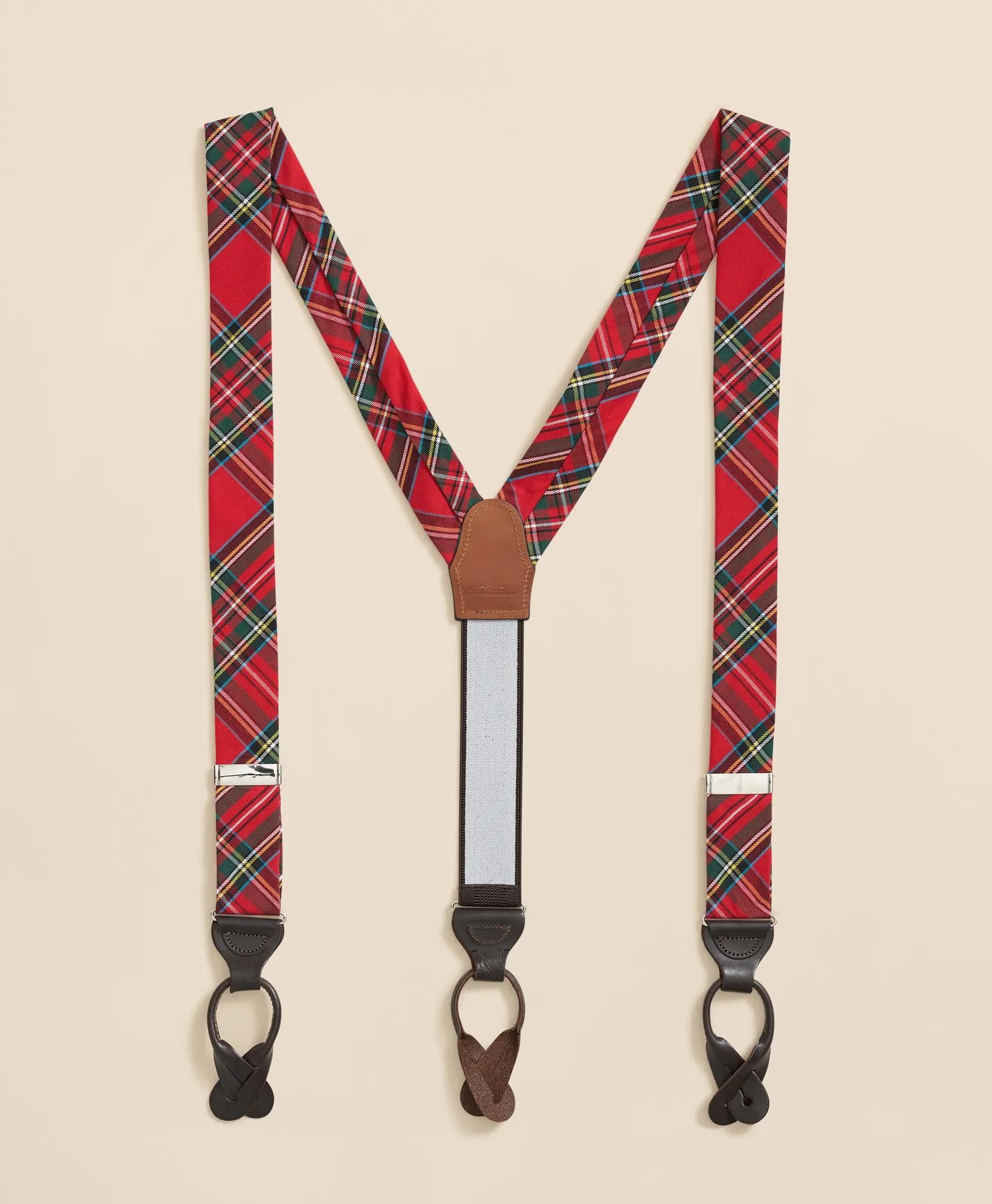 Royal Stewart Tartan Suspenders | Brooks Brothers for sale