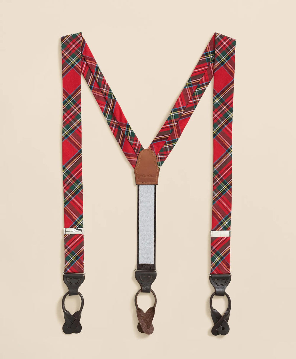 Royal Stewart Tartan Suspenders | Brooks Brothers for sale