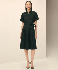 Signature A-Line Cotton Sateen Shirt Dress | Brooks Brothers cheap