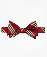 Silk BB#1 Rep Striped Bow Tie | Brooks Brothers online shop