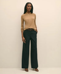 Silk Cashmere Twist Neck Sweater | Brooks Brothers on sale