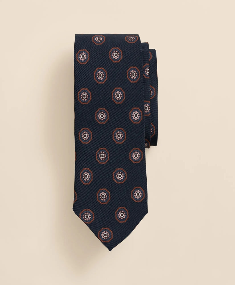 Silk Geometric Tie | Brooks Brothers on sale