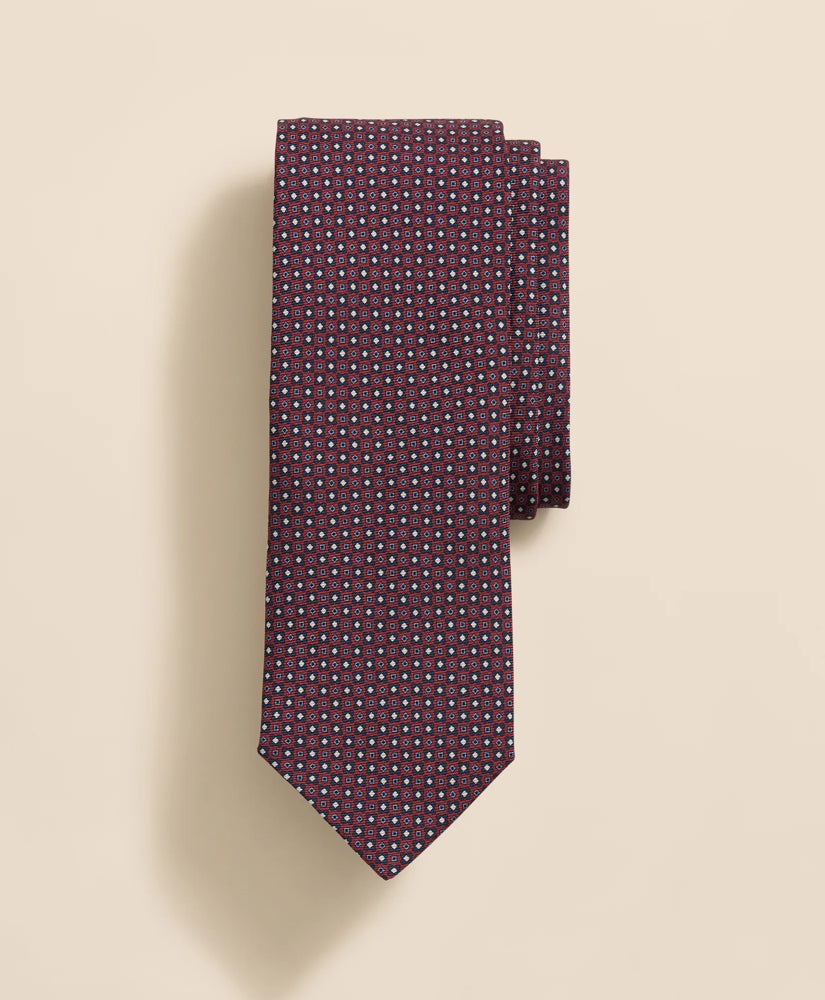 Silk Mini Geometric Tie | Brooks Brothers cheap