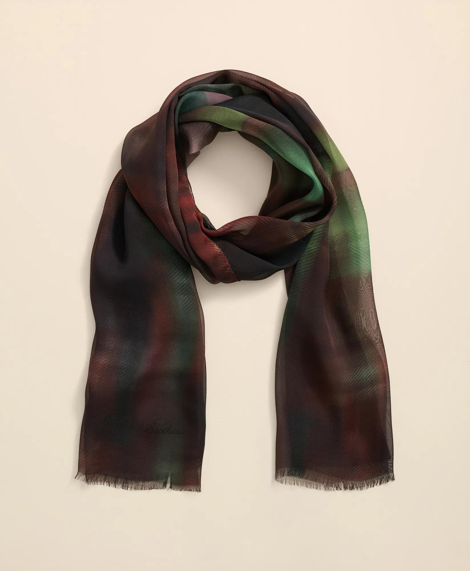 Silk Printed Scarf | Brooks Brothers online