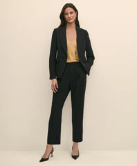 Single-Breasted Peak Lapel Jacket in Fine Twill Stretch Crepe | Brooks Brothers sale